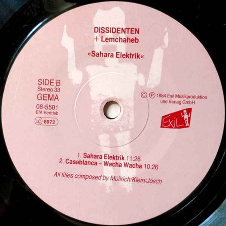 Dissidenten + Lemchaheb - Sahara Electric (LP) (Near Mint (NM or M-))