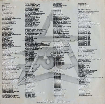 Fisc : Handle With Care (LP, Album)