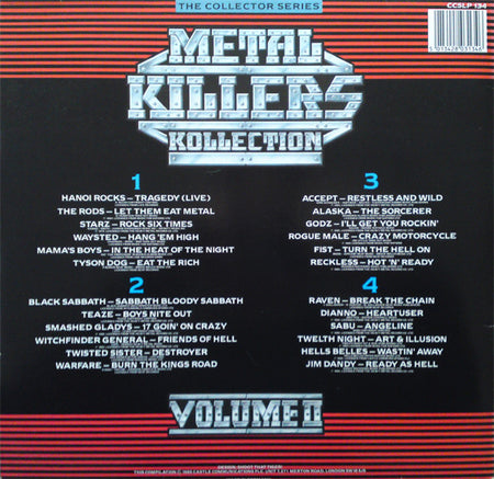 Various : Metal Killers Kollection Volume II (2xLP, Comp)
