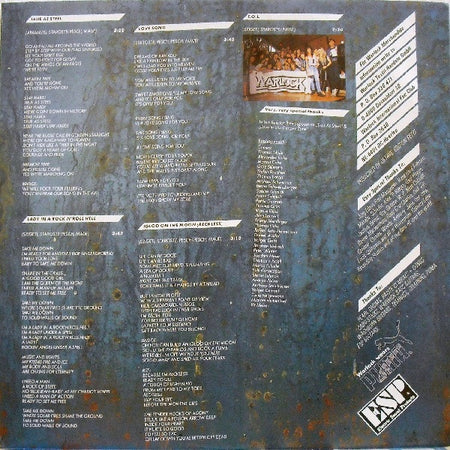 Warlock (2) : True As Steel (LP, Album)