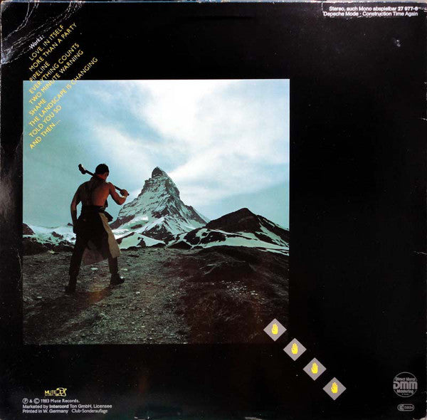 Depeche Mode : Construction Time Again (LP, Album, Club, DMM)