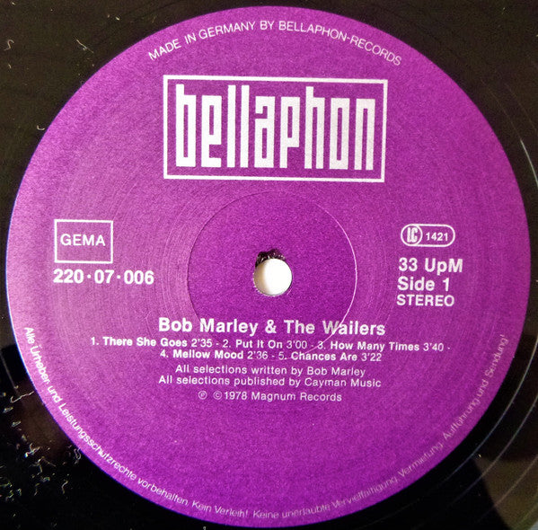 Bob Marley & The Wailers : Bob Marley & The Wailers (LP, Comp, RE)