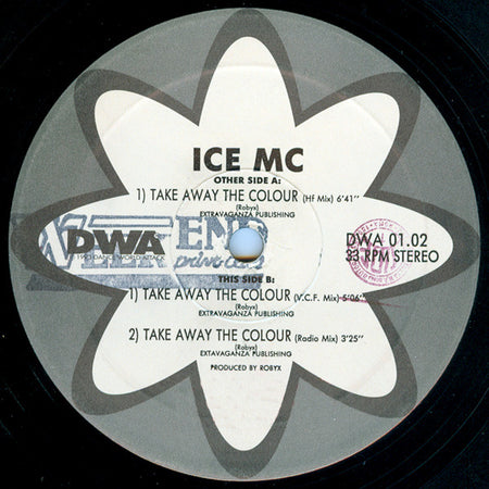 ICE MC : Take Away The Colour (12", Lab)