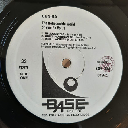 Sun Ra : The Heliocentric Worlds Of Sun Ra, Vol. I (LP, Album)