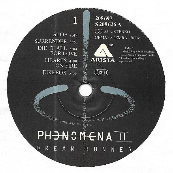 Phenomena (4) : Dream Runner (LP, Album)