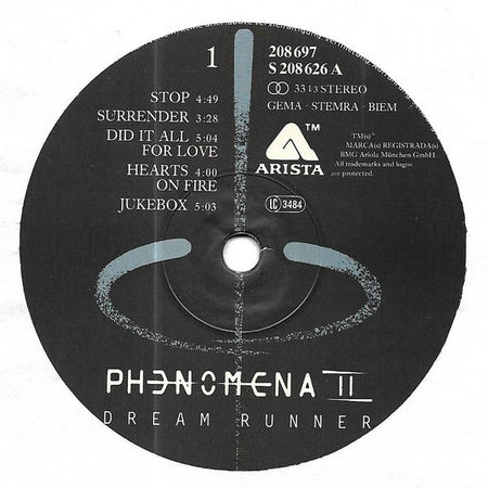 Phenomena (4) : Dream Runner (LP, Album)