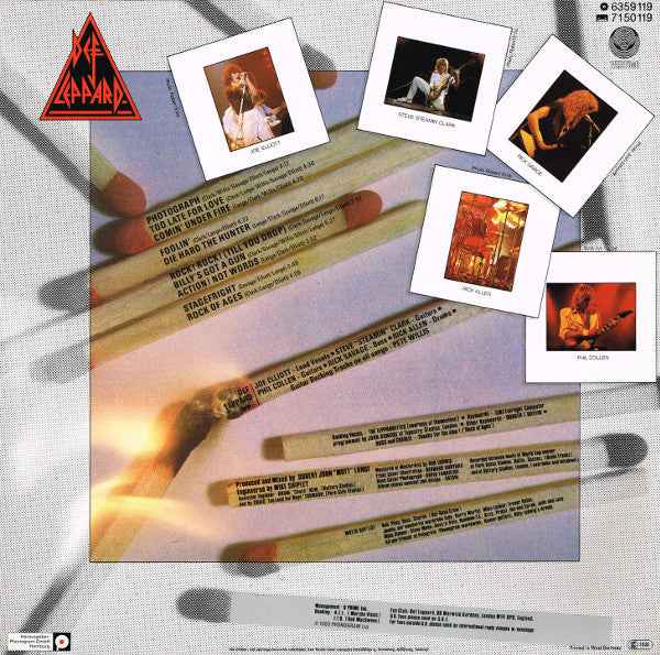 Def Leppard - Pyromania (LP) (Near Mint (NM or M-))