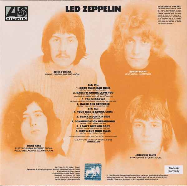 Led Zeppelin - Led Zeppelin (LP) (Near Mint (NM or M-))