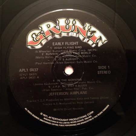 Jefferson Airplane : Early Flight (LP, Comp)