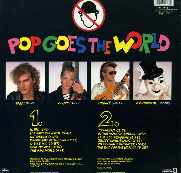 Men Without Hats : Pop Goes The World (LP, Album)