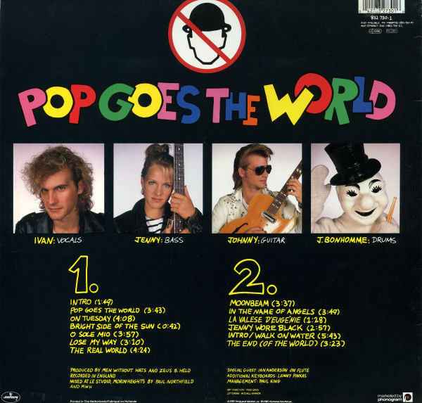 Men Without Hats - Pop Goes The World (LP) (Near Mint (NM or M-))