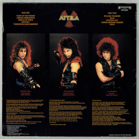 Attila : Rolling Thunder (LP, Album)