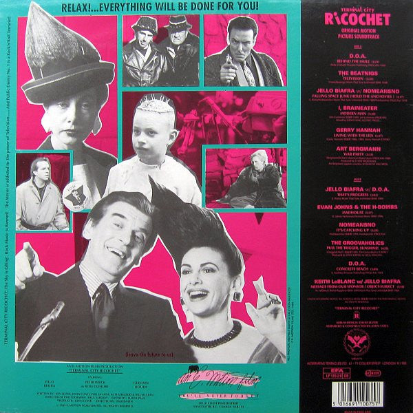 Various : Terminal City Ricochet - Original Motion Picture Soundtrack (LP, Comp)