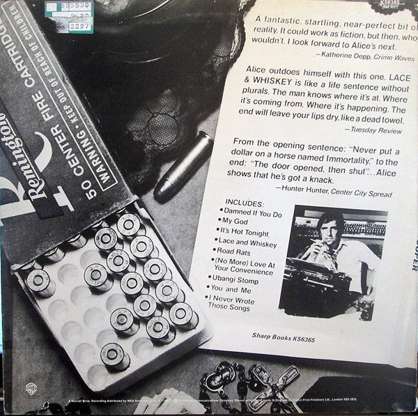 Alice Cooper (2) : Lace And Whiskey (LP, Album)