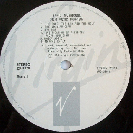 Ennio Morricone : Film Music 1966-1987 (2xLP, Comp)