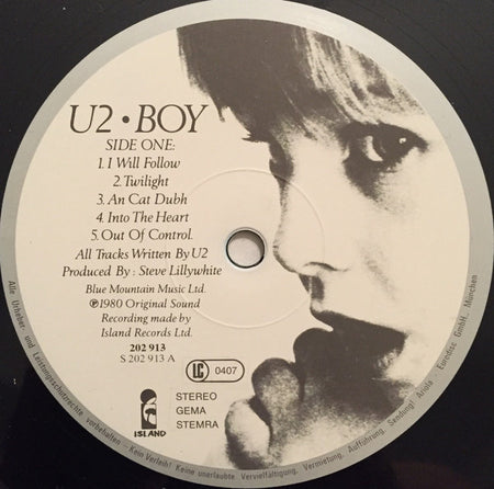 U2 : Boy (LP, Album, RE)