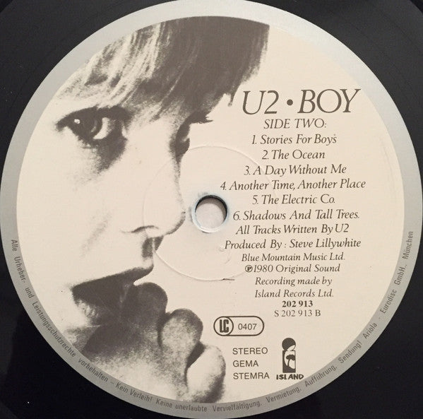 U2 : Boy (LP, Album, RE)
