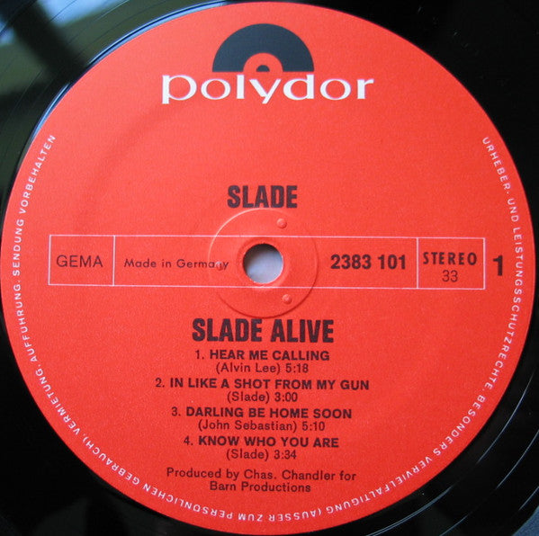 Slade : Slade Alive! (LP, Album, RP, Sma)