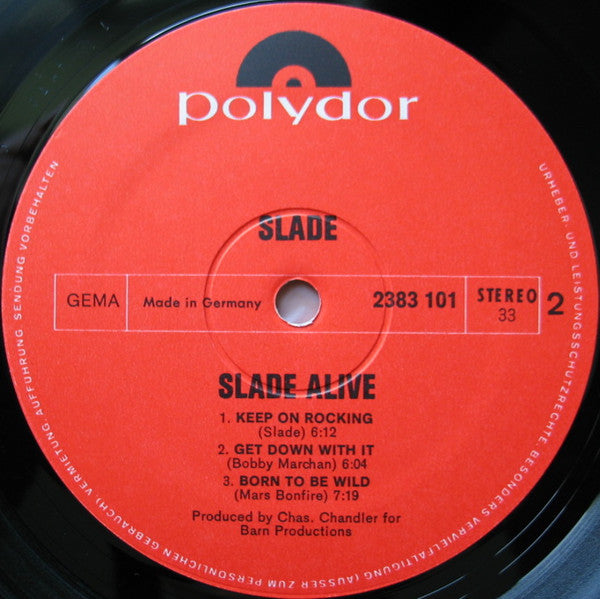 Slade : Slade Alive! (LP, Album, RP, Sma)