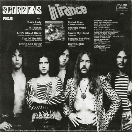 Scorpions : In Trance (LP, Album, RP)