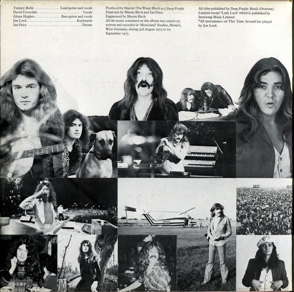 Deep Purple : Come Taste The Band (LP, Album, Gat)
