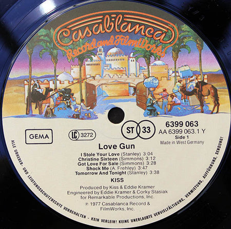 Kiss : Love Gun (LP, Album, RE)