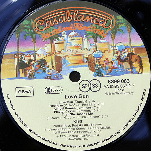 Kiss : Love Gun (LP, Album, RE)