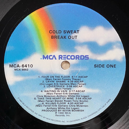 Cold Sweat (3) : Break Out (LP, Album)