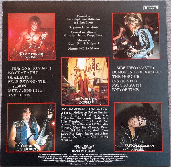 Nasty Savage : Nasty Savage (LP, Album)