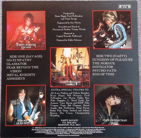 Nasty Savage : Nasty Savage (LP, Album)
