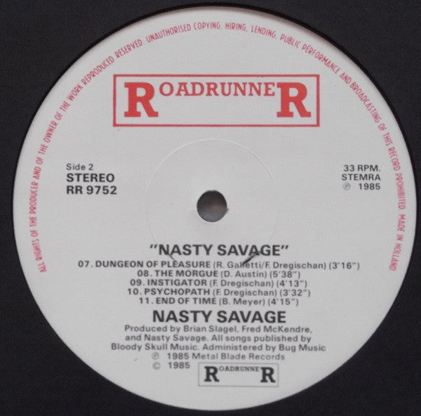 Nasty Savage : Nasty Savage (LP, Album)