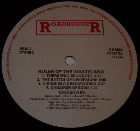 Chastain : Ruler Of The Wasteland (LP, Album)