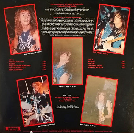 Exodus (6) : Bonded By Blood (LP, Album)
