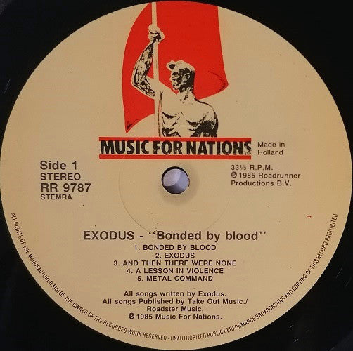 Exodus (6) : Bonded By Blood (LP, Album)