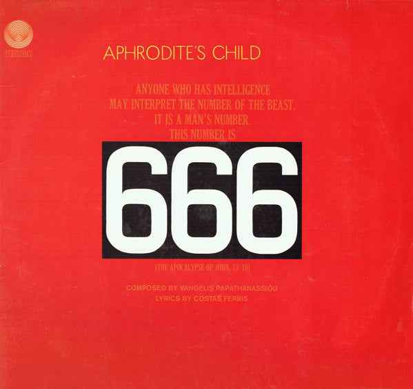 Aphrodite's Child - 666 (2xLP) (Very Good (VG))
