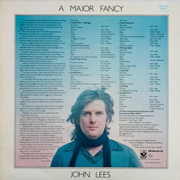 John Lees : A Major Fancy (LP, Album)