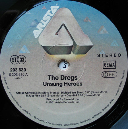 Dixie Dregs : Unsung Heroes (LP, Album)