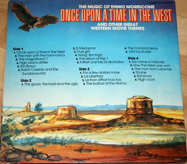The Eddy Starr Orchestra & Singers : Once Upon A Time In The West (The Music Of Ennio Morricone And Other Great Western Movie Themes) (2xLP, Comp, Gat)