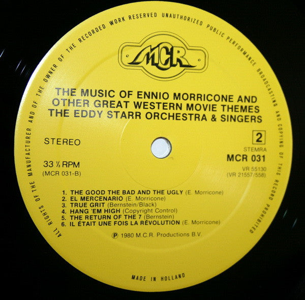 The Eddy Starr Orchestra & Singers : Once Upon A Time In The West (The Music Of Ennio Morricone And Other Great Western Movie Themes) (2xLP, Comp, Gat)