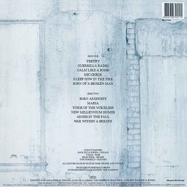 Rage Against The Machine : The Battle Of Los Angeles (LP, Album, RE, RP, 180)