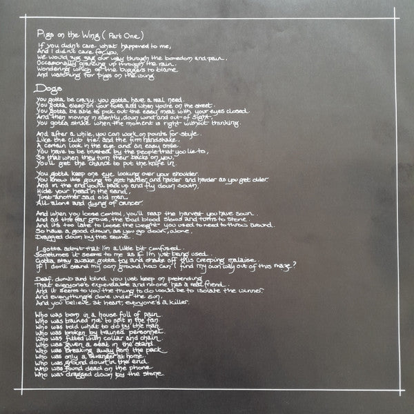 Pink Floyd : Animals (LP, Album, RP, Gat)