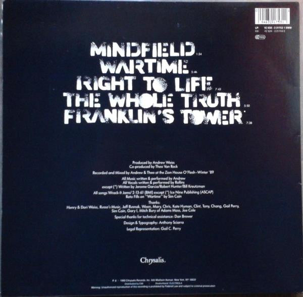 Wartime : Fast Food For Thought (12")