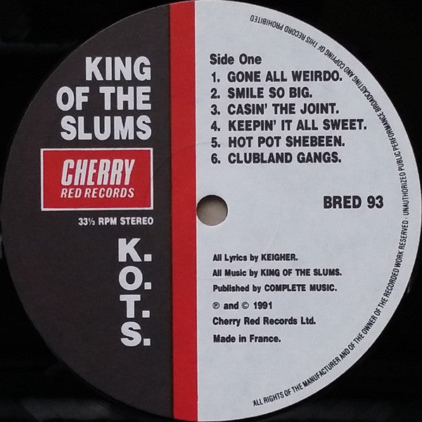 King Of The Slums : Blowzy Weirdos (LP, Album)