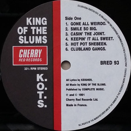 King Of The Slums : Blowzy Weirdos (LP, Album)