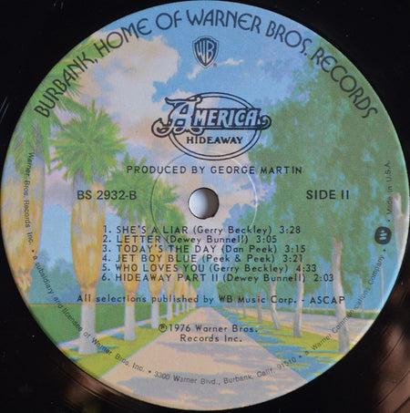America (2) : Hideaway (LP, Album)
