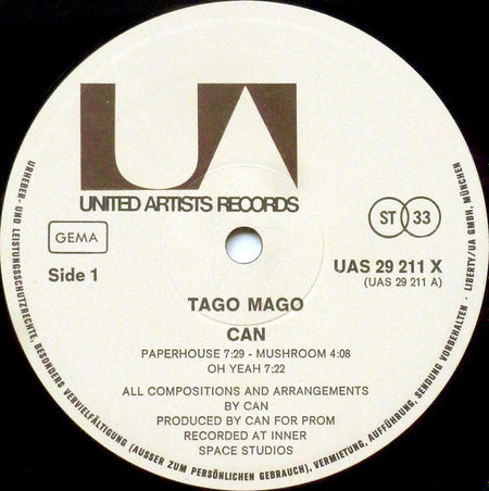 Can : Tago Mago (2xLP, Album, Gat)