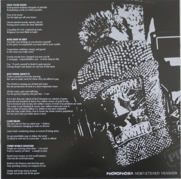 Extreme Noise Terror : Phonophobia (12", RE, RM)