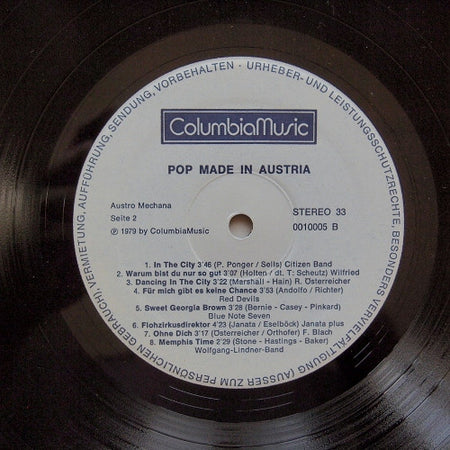 Various : Pop Made In Austria (LP, Comp)
