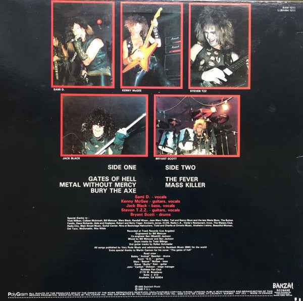Ruthless  - Metal Without Mercy (12") (Very Good Plus (VG+))