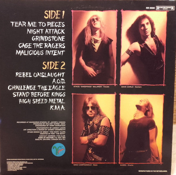 Razor (2) : Malicious Intent (LP, Album)